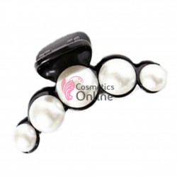 Cleste pentru par modern CPD001 Negru cu perle Albe